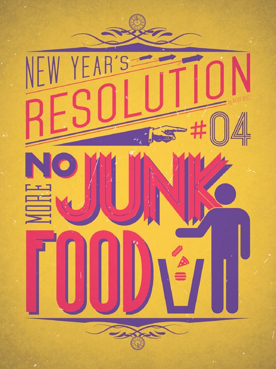 Resolution 2013 : No Junk Food