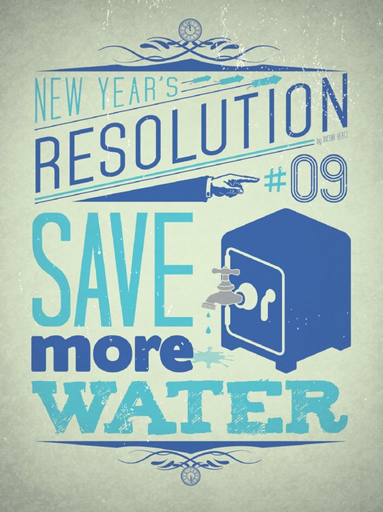 Resolution 2013 : Save more water