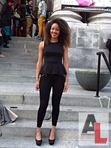 Alika Montreal Street Style Black Fashion Week 8