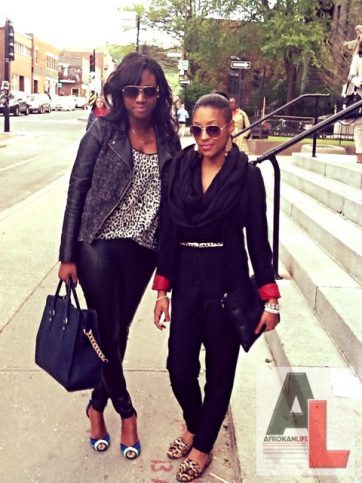 Rose-Tassy and Deborah Montreal Street Style Black Fashion Week 12