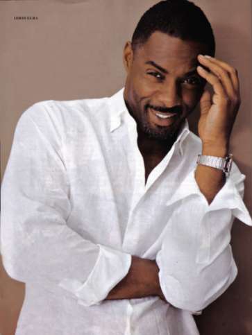 2. Idris Elba. A MAN looks like this. Talks like him and laughs like him.  
