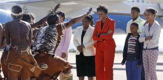 First Lady Michelle Obama in Botswana
