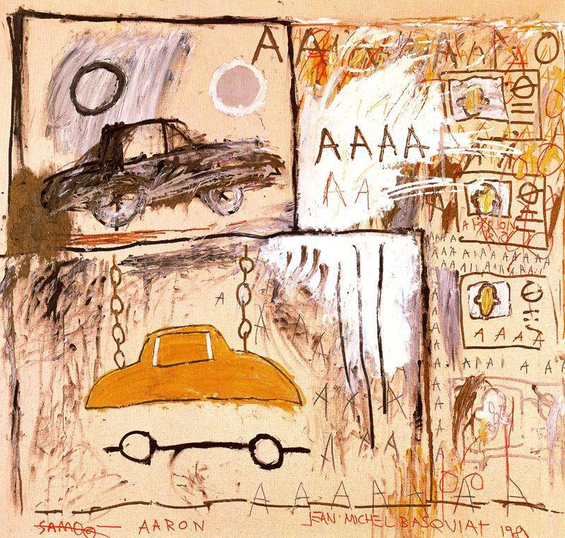 image cadillac moon Jean-Michel Basquiat 