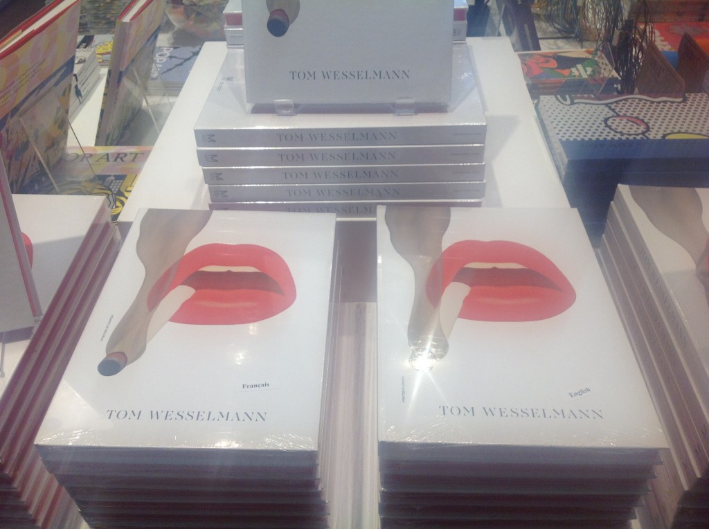 En boutique, Exposition Tom Wesselmann