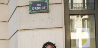Street Style Mathilde Lopez rencontrée sur la rue Drouot