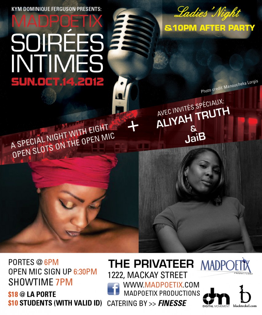 soiree intimes mad poetix