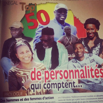 Le mensuel panafricain “Notre Afrik” présente le top 50 des personnalités du Sénégal