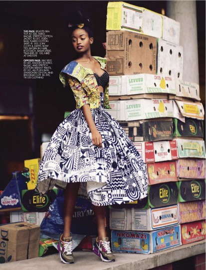 Sharleen Dziire – Elle South Africa January 2013