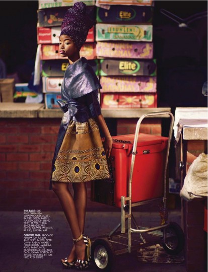 Sharleen Dziire – Elle South Africa January 2013