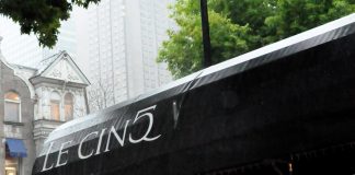 Sortir à Montréal : Le Cinq, le Paris à Montreal Le Paris de Montreal. The new restaurant hot spot at 1234 Rue de La Montagne.