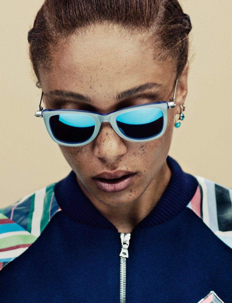 adwoa aboah house of holland summer 2013 eyewear contact1