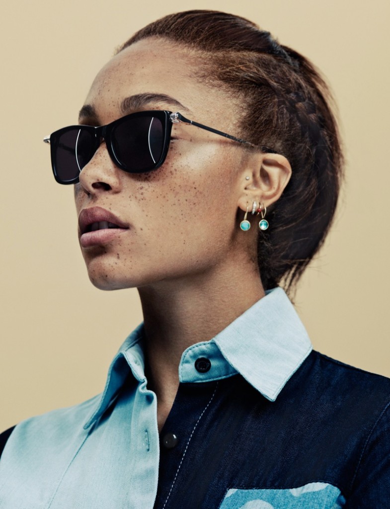 adwoa aboah house of holland summer 2013 eyewear contact2