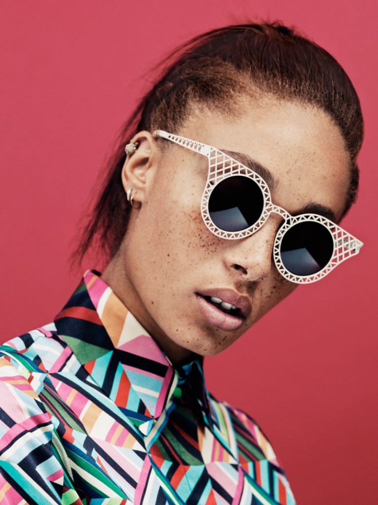 adwoa aboah house of holland summer 2013 eyewear contact5