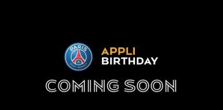 L’appli birthday pour les fans Facebook du Paris Saint-Germain
