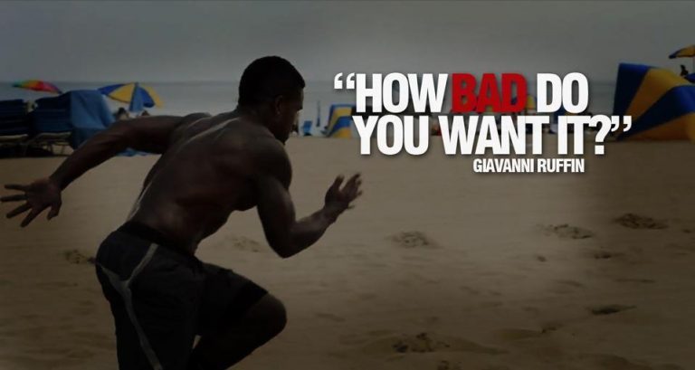How bad do you want to be successful ?