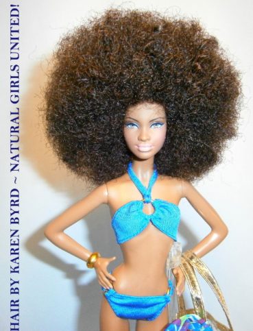 Natural Hair Poupee Afro Doll-1