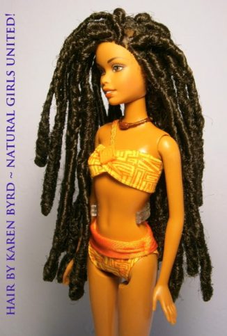 Natural Hair Poupee Afro Doll-1