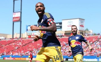 Le maillot adidas de Thierry Henry, vedette du New York RedBull est le quatrième plus vendu de MLS. Le maillot de Thierry Henry quatrième plus vendu de MLS