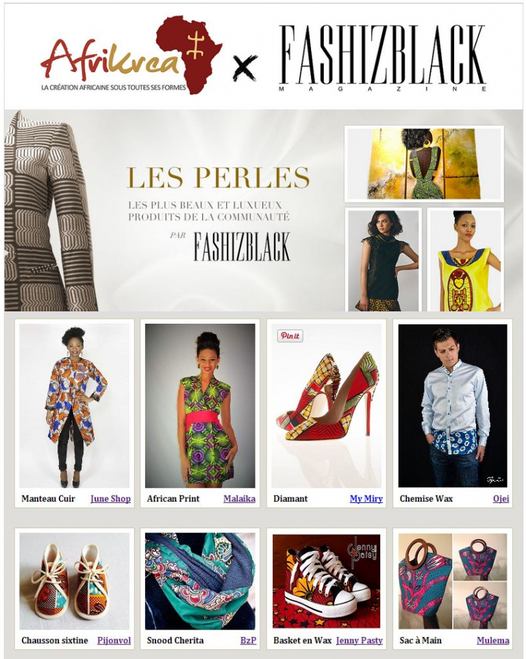 Découvrez la sélection de la rentrée avec AFRIKREA x FASHIZBLACK
