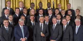 #MLS : Obama chambre le français Aurélien Collin Barack Obama champion MLS 2013 Aurélien Collin