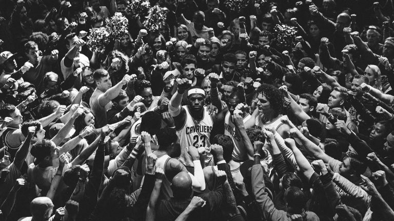 LeBron James Breaks Down Huddle with All of Cleveland in Chilling Nike Ad