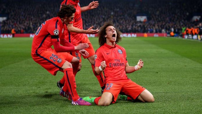 David Luiz Chelsea PSG Champions League