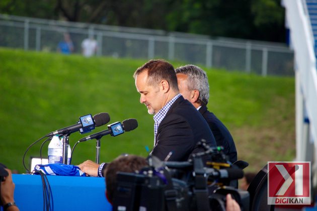 Les partisans font la rencontre de Didier Drogba