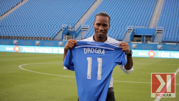Les partisans font la rencontre de Didier Drogba