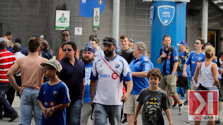 Les partisans font la rencontre de Didier Drogba