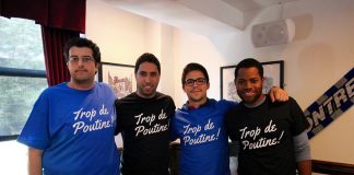 Première collection des t-shirts « Trop De Poutine ! » de l’équipe du Kan Football Club ! TropDePoutine T-shirt Impact Montreal
