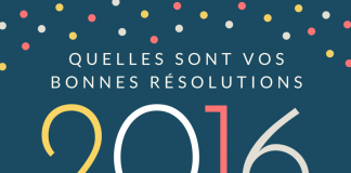 VOS BONNES RÉSOLUTIONS