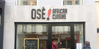 Projecteur sur Osè African Cuisine nouveau restaurant africain à Paris