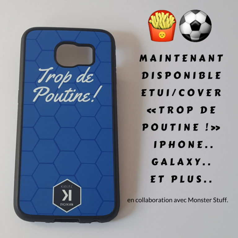 Lancement des accessoires téléphone Trop de Poutine (étuis / coques)