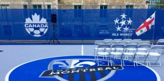 Un nouveau mini-terrain de soccer au centre-ville de Montréal mini-terrain de soccer