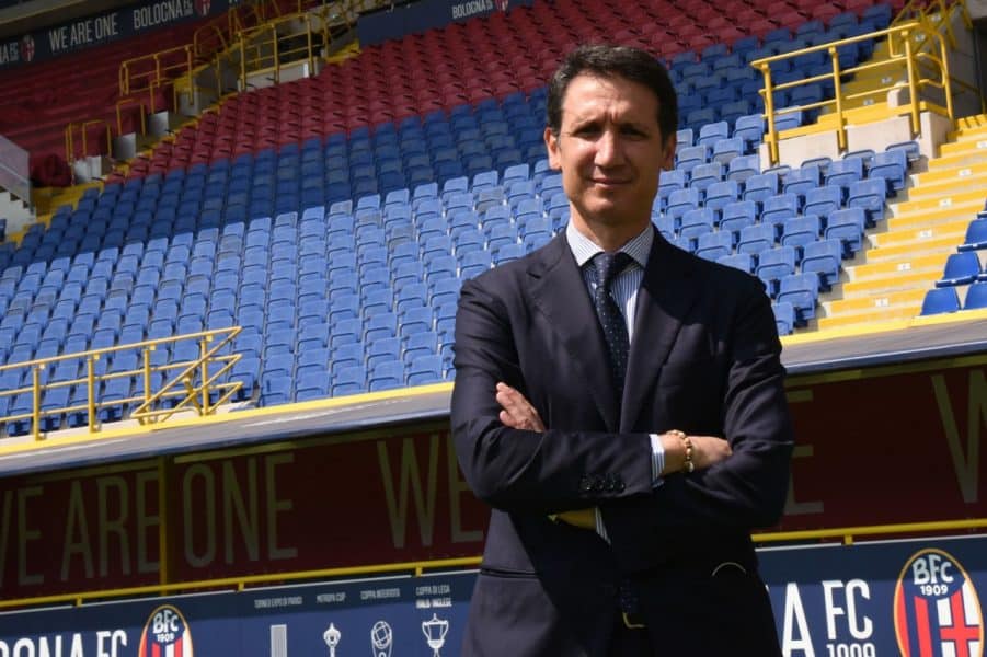 The two 48-year-olds from Rome Maurizio Micheli and Leonardo Mantovani have been appointed as head of scouting and international scout respectively for Bologna under sporting director Riccardo Bigon. Photo : www.bolognafc.it