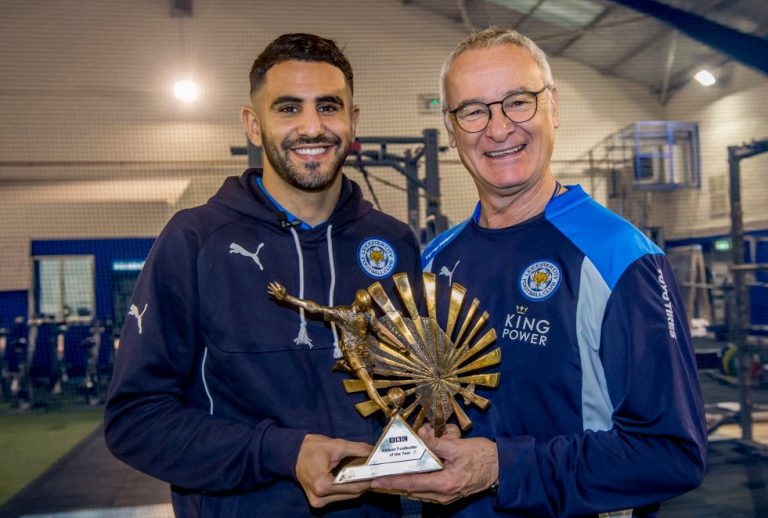 Riyad Mahrez reçoit le titre de meilleur joueur africain de l’année