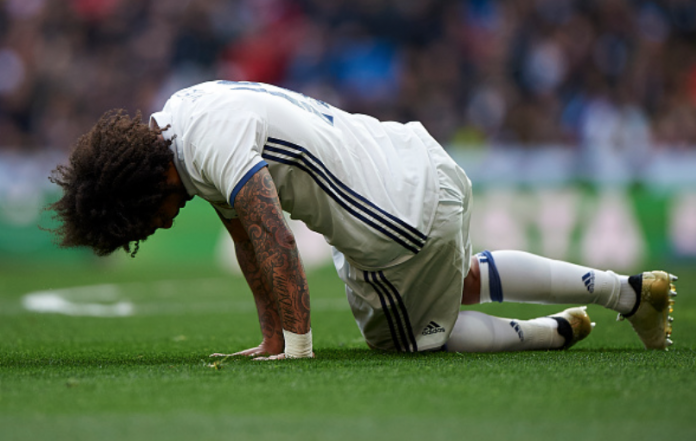 Real Madrid blessés Marcelo