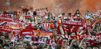 Supporters standard liege tifo
