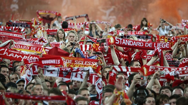 Supporters standard liege tifo