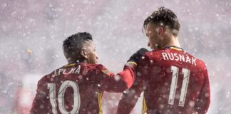 MLS en blanc : Les spectaculaires images du match de Real Salt Lake real salt lake neige