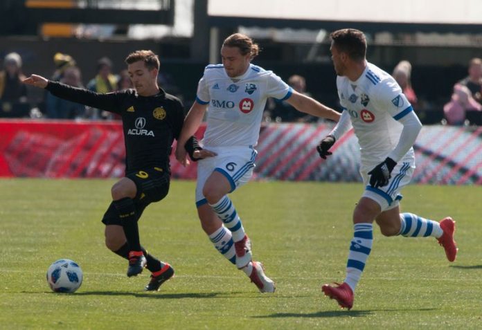 Impact de Montréal vs Columbus Crew : Samuel Piette , Pedro Santos